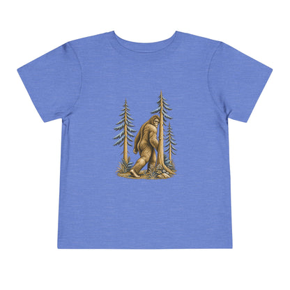 Cryptid Sasquatch toddler T-shirt from the Cool Cryptids collection