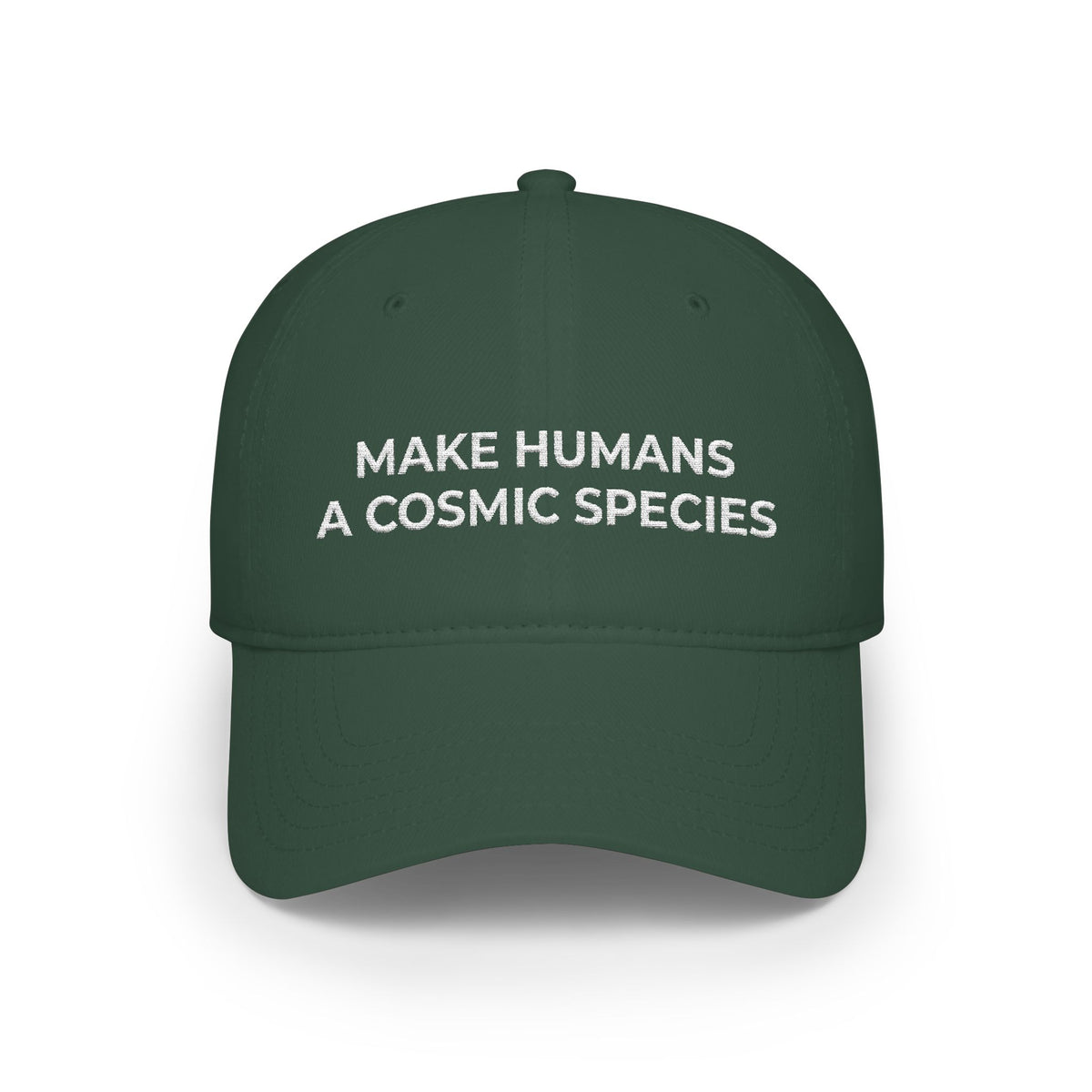 Make Humans a Cosmic Species | Embroidered Hat