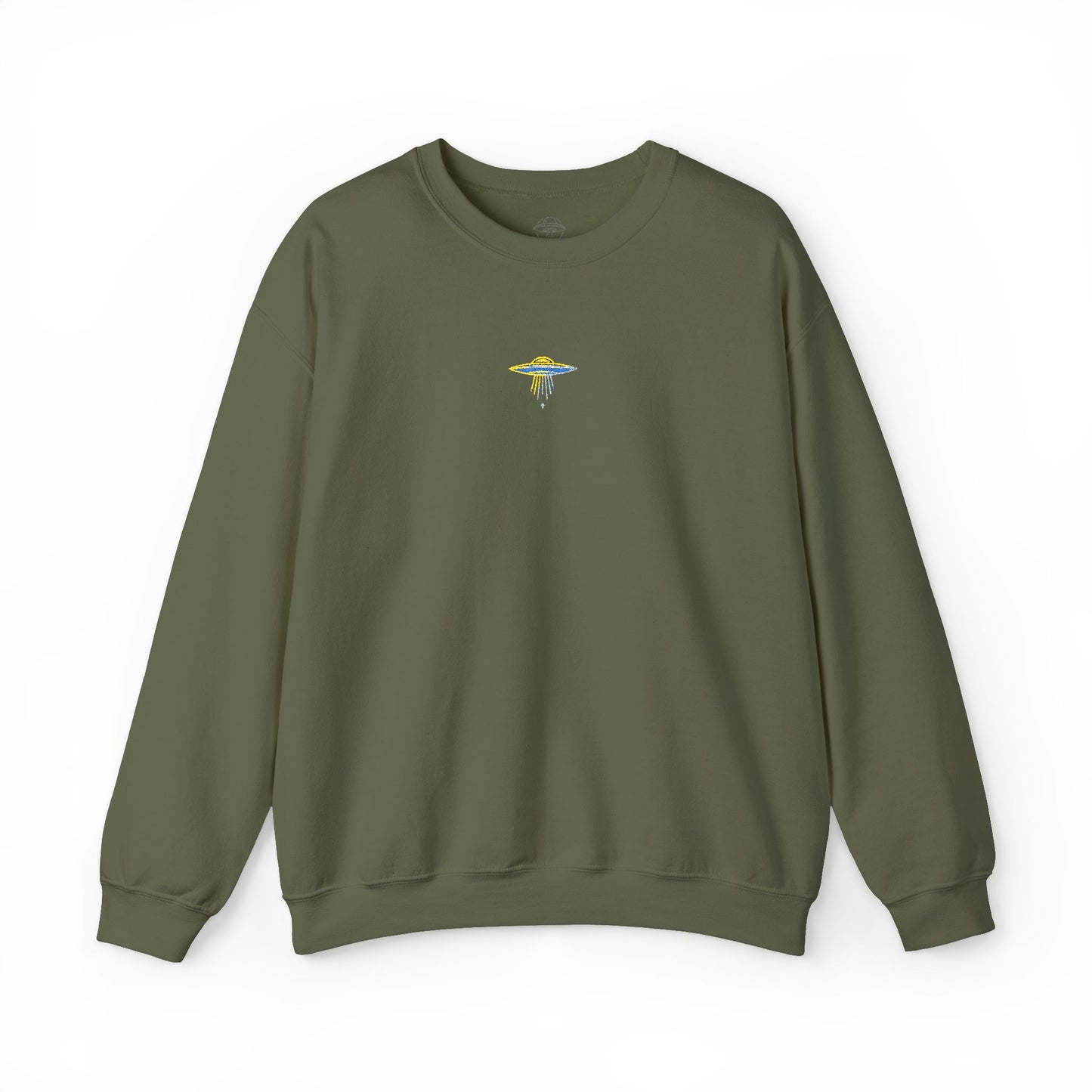 Colorful UFO Embroidered Sweatshirt from The Aliens Are Here