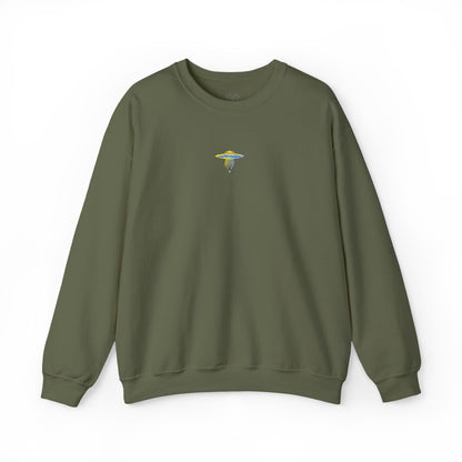 Colorful UFO Embroidered Sweatshirt from The Aliens Are Here