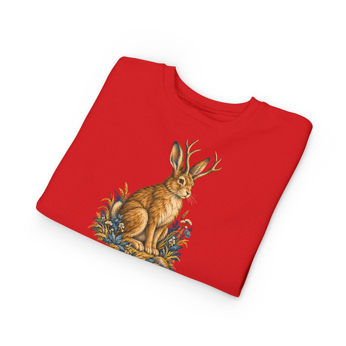 Cryptid jackalope toddler sweatshirt from the Cool Cryptids collection