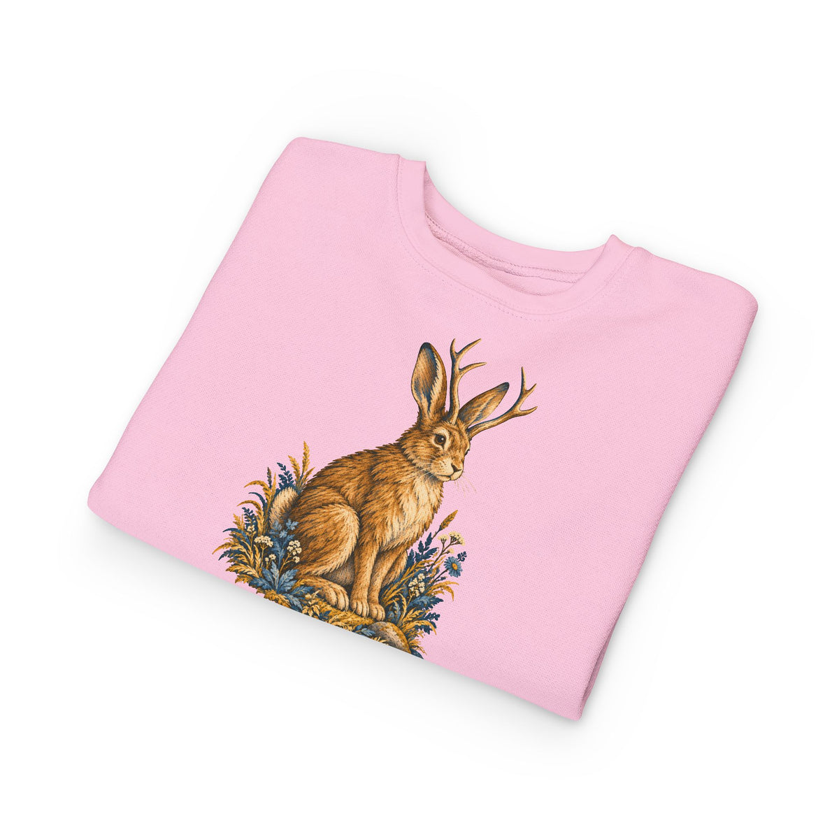 Cryptid jackalope toddler sweatshirt from the Cool Cryptids collection