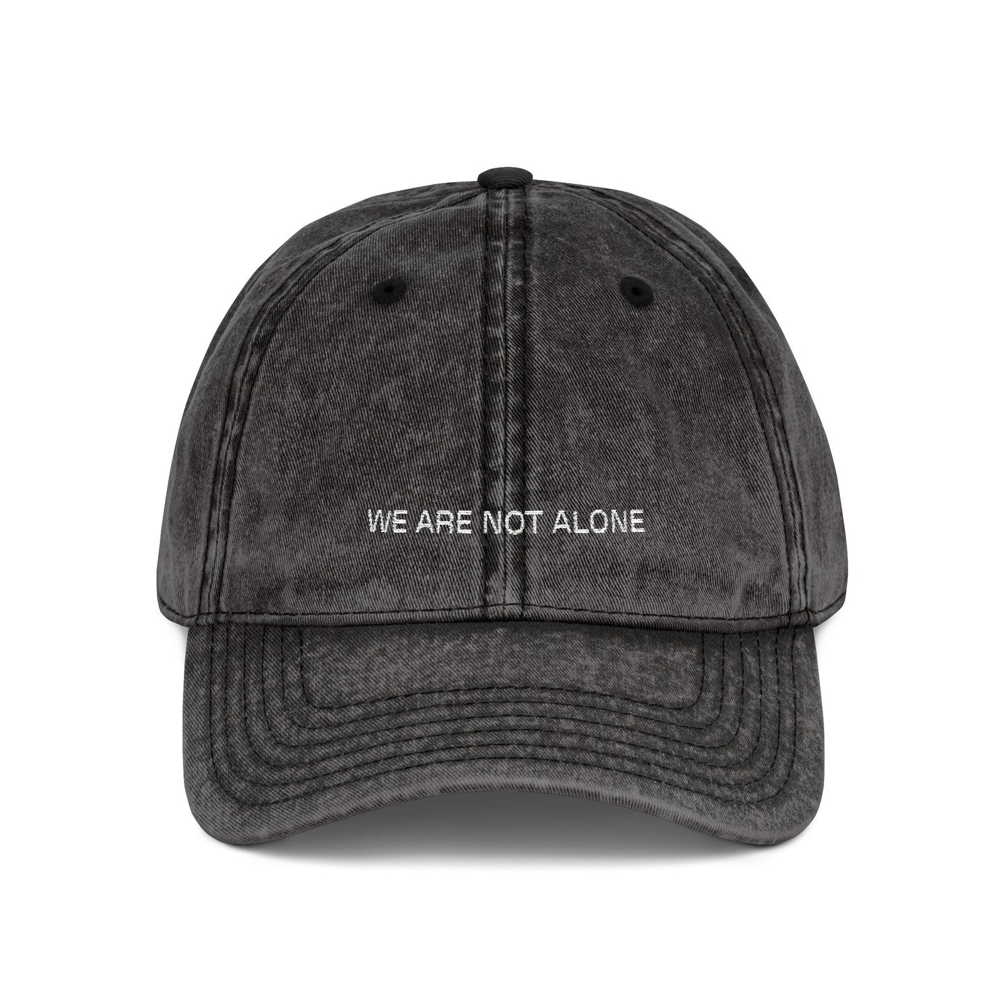 We Are Not Alone Distressed Hat from The Aliens Are Here