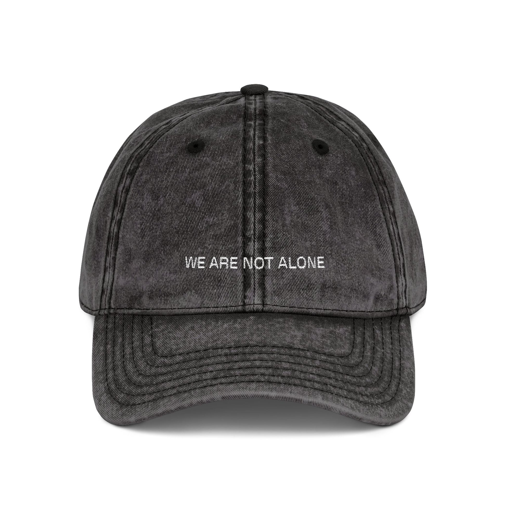 We Are Not Alone Distressed Hat from The Aliens Are Here
