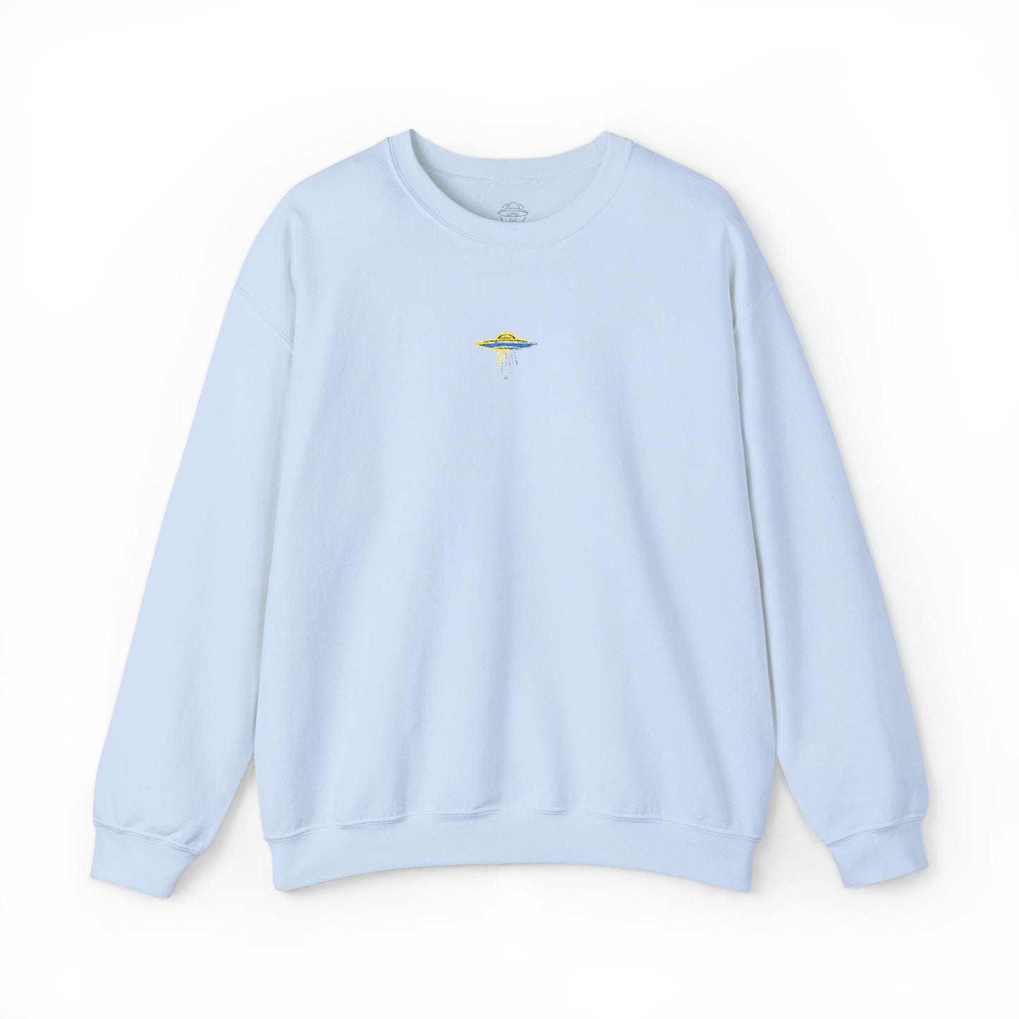 Colorful UFO Embroidered Sweatshirt from The Aliens Are Here