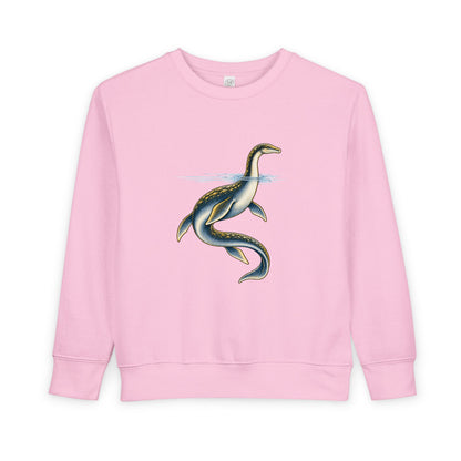 Toddler Sweatshirt — Playful Loch Ness Monster Graphic Pullover
