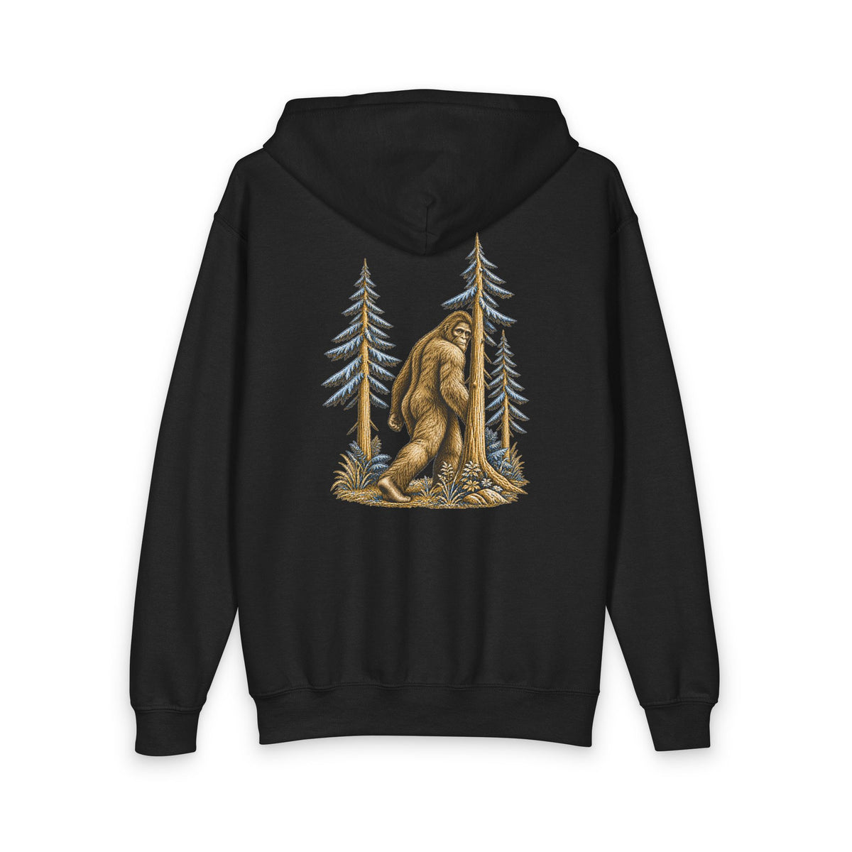 Cryptid Bigfoot youth zip hoodie from the Cool Cryptids collection