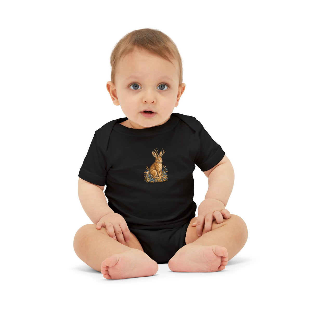 Copy of Baby One-Piece with Minimalist Sea Dragon Graphic