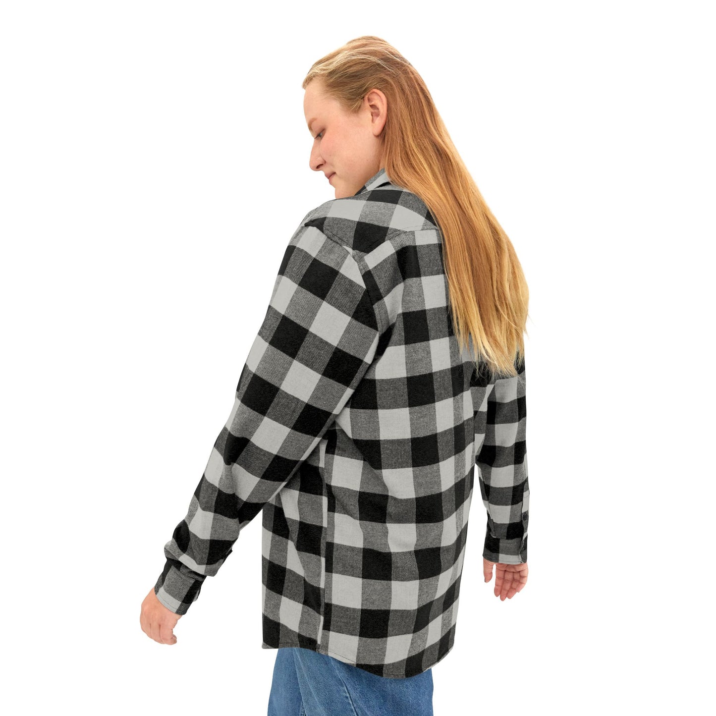 Cozy Alien Flannel Shirt - Unisex Black and Green Checkered Design, Perfect for Casual Wear, Gifts for Outdoorsy Friends, Halloween, [...]