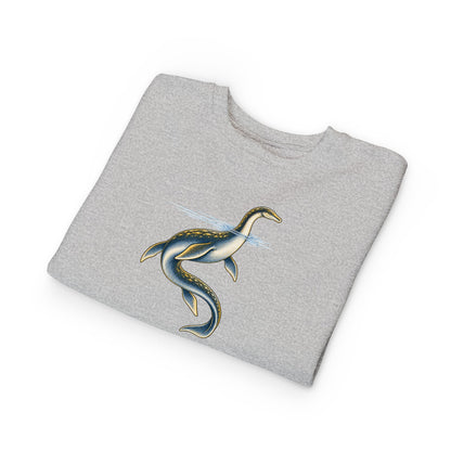 Toddler Sweatshirt — Playful Loch Ness Monster Graphic Pullover
