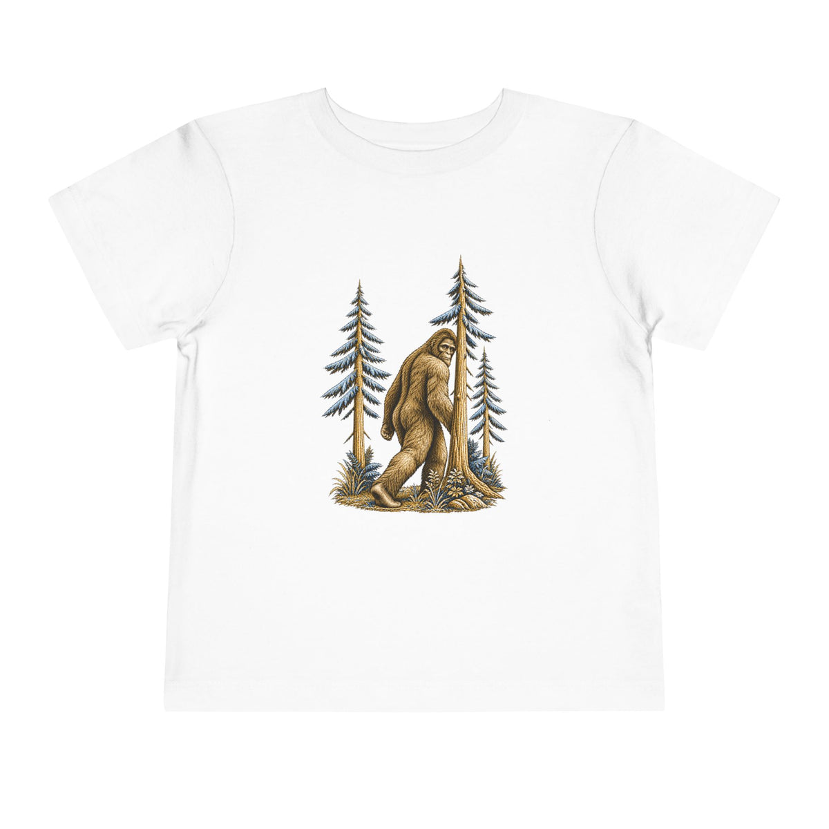 Cryptid Sasquatch toddler T-shirt from the Cool Cryptids collection