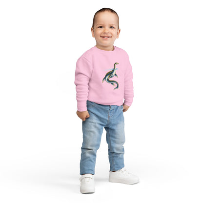 Toddler Sweatshirt — Playful Loch Ness Monster Graphic Pullover