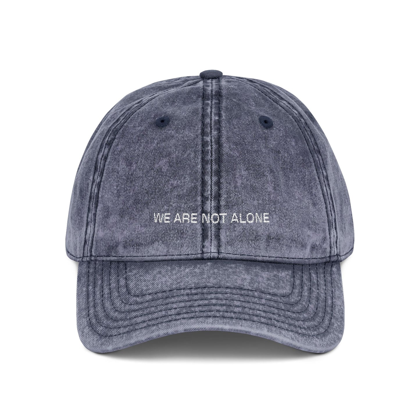 We Are Not Alone Distressed Hat from The Aliens Are Here