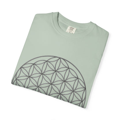 Flower of Life Unisex T-shirt - Mindful Gift, Spiritual Apparel, Cosmic Vibes, Meditation Shirt, Eco-friendly Fashion