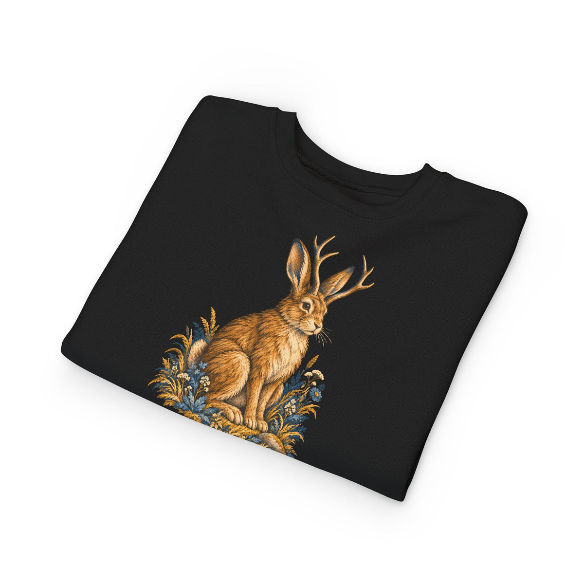 Cryptid jackalope toddler sweatshirt from the Cool Cryptids collection