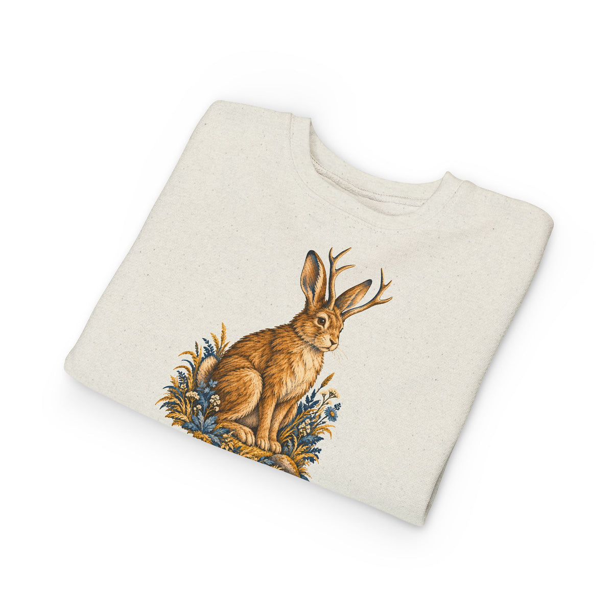 Cryptid jackalope toddler sweatshirt from the Cool Cryptids collection