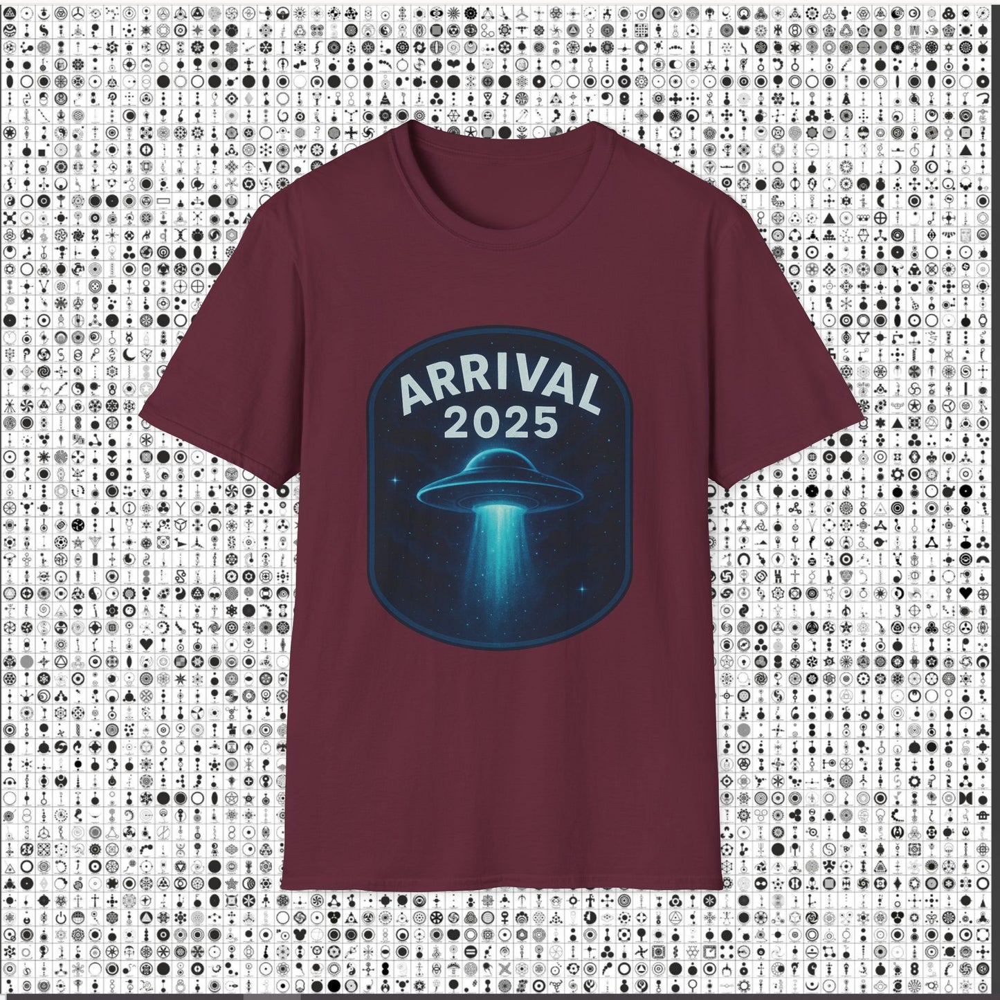 Unisex UFO Arrival 2025 T-Shirt, Funny Graphic Tee, Gift for Space Lovers, Sci-Fi Apparel, Alien Enthusiast Shirt, Casual Wear