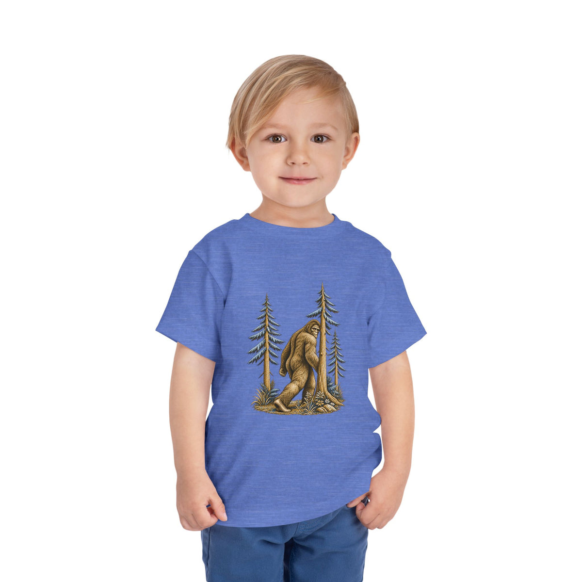 Cryptid Sasquatch toddler T-shirt from the Cool Cryptids collection