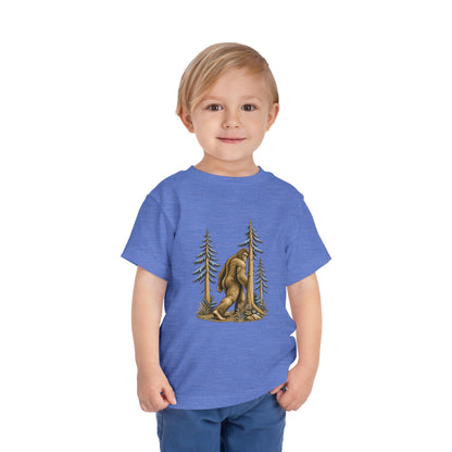 Cryptid Sasquatch toddler T-shirt from the Cool Cryptids collection