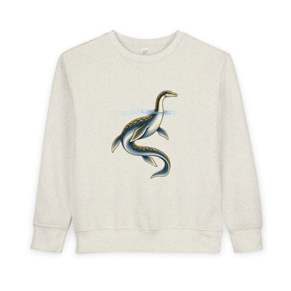 Toddler Sweatshirt — Playful Loch Ness Monster Graphic Pullover