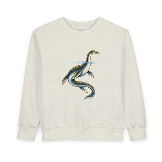 Toddler Sweatshirt — Playful Loch Ness Monster Graphic Pullover