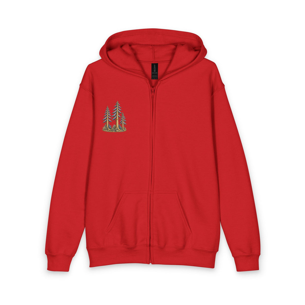 Cryptid Bigfoot youth zip hoodie from the Cool Cryptids collection