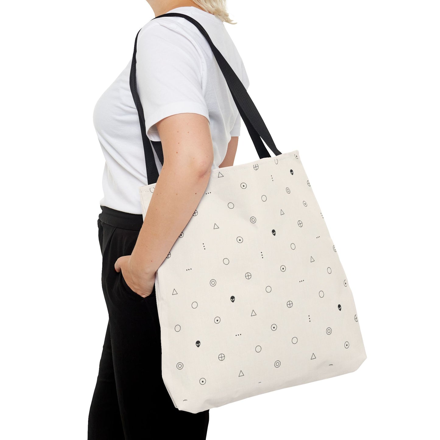 Alien Signal Pattern Tote from The Aliens Are Here