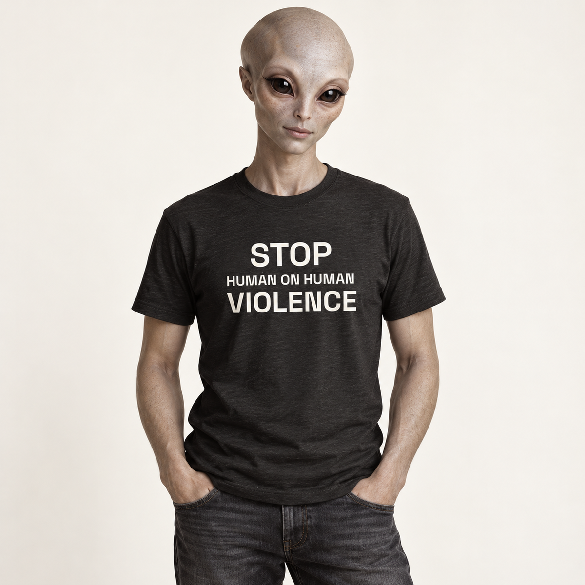 Stop Human on Human Violence Unisex T-Shirt